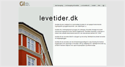 Desktop Screenshot of levetider.dk